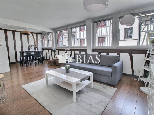 Appartement à vendre en plein centre de Rouen - 52 m²