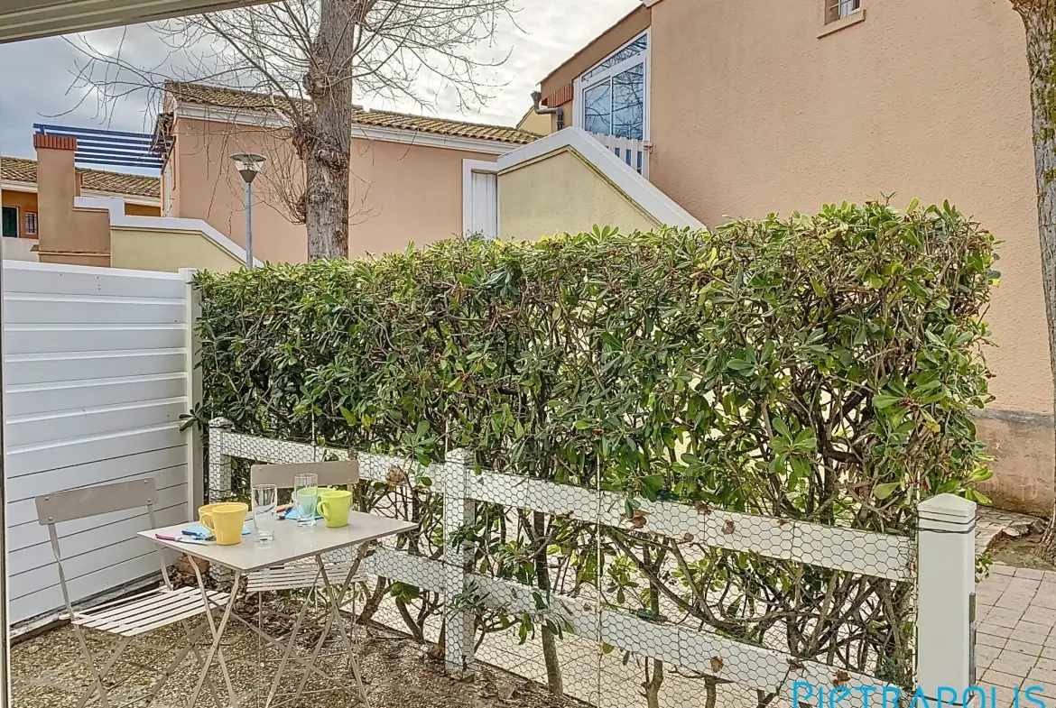 Appartement T2 à Marseillan Plage avec terrasse, Piscine et Parking 