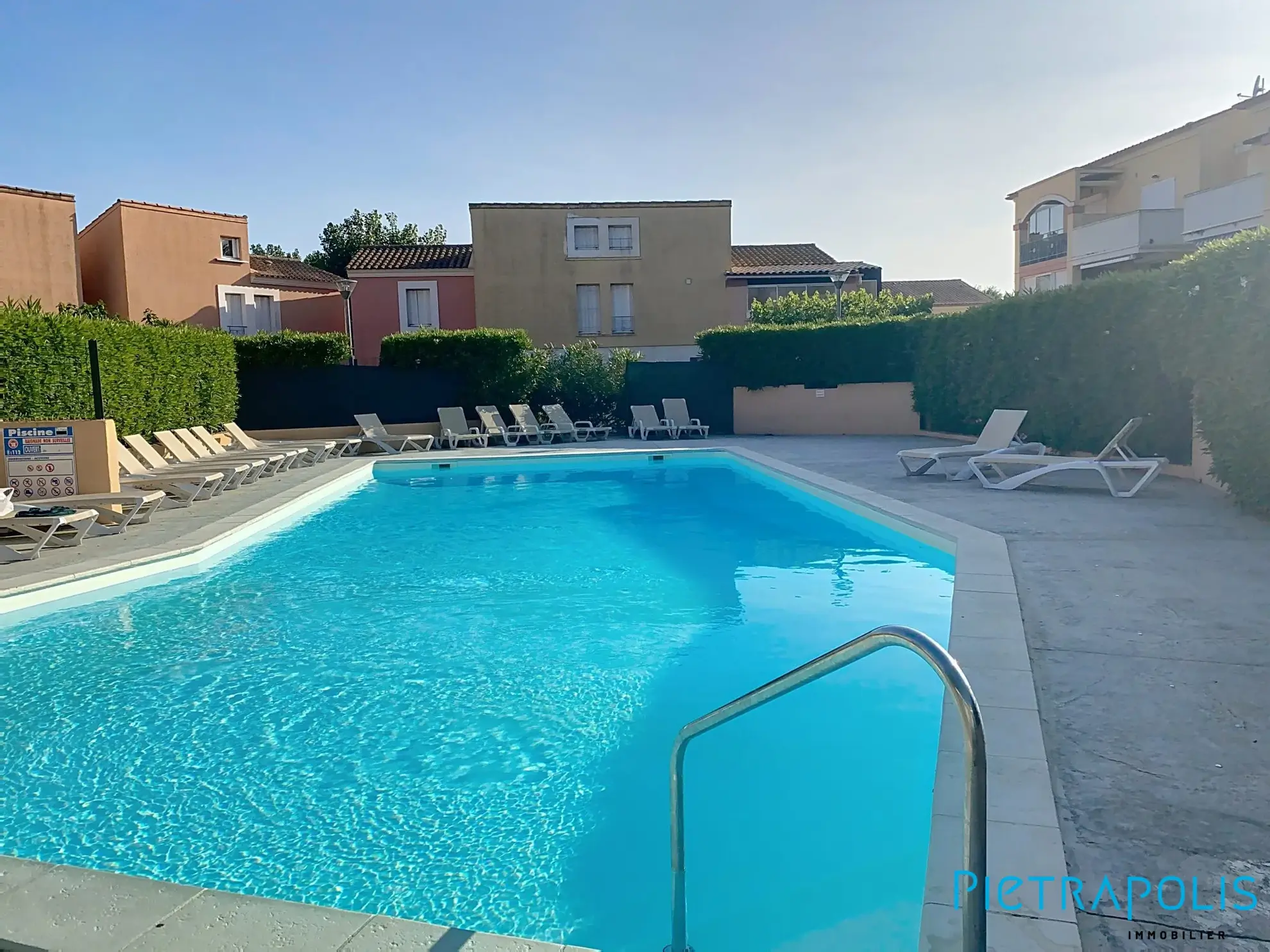 Appartement T2 à Marseillan Plage avec terrasse, Piscine et Parking 