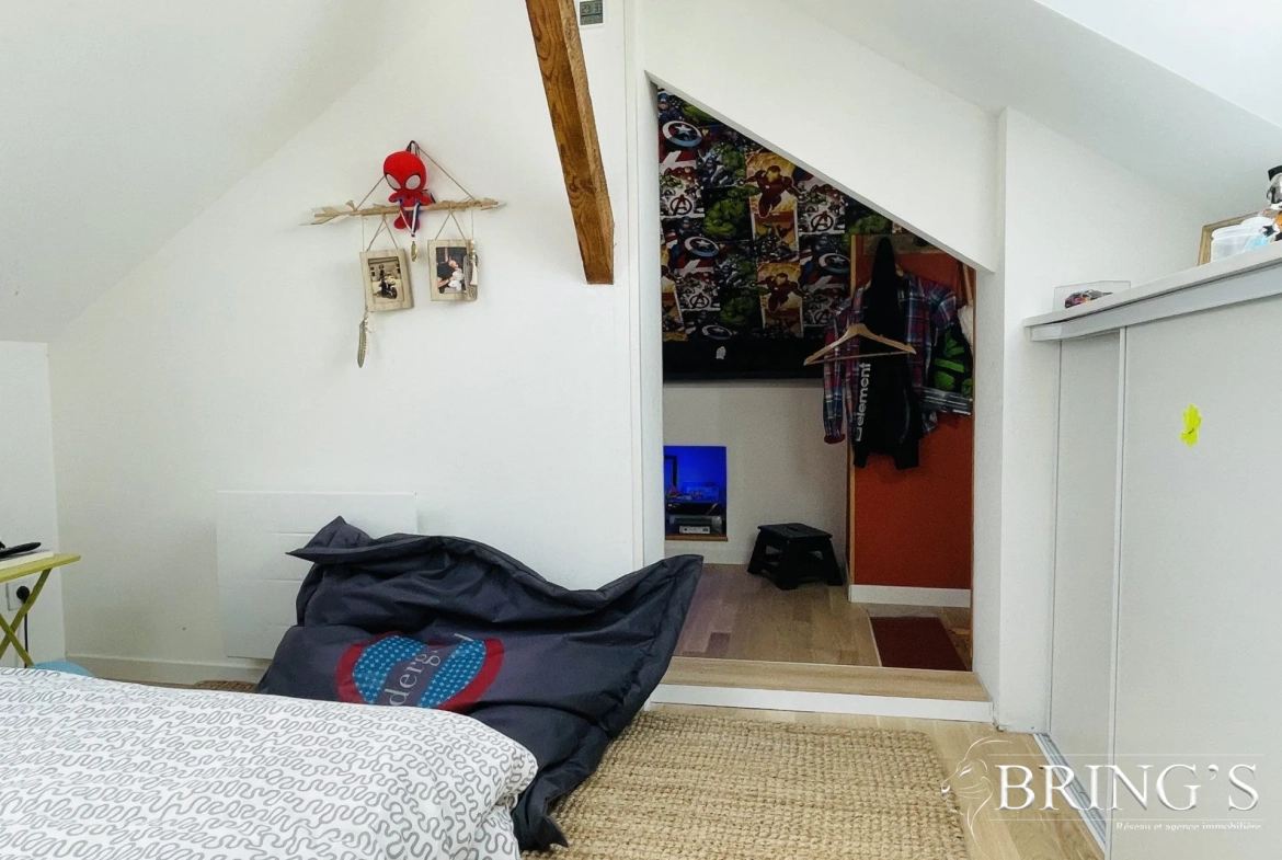 Maison à vendre à Alençon – 124m² rénovés avec jardin et terrasse, 4 chambres, idéal famille 