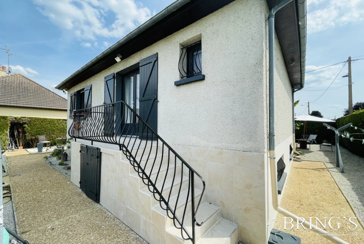 Maison à vendre à Alençon – 124m² rénovés avec jardin et terrasse, 4 chambres, idéal famille 