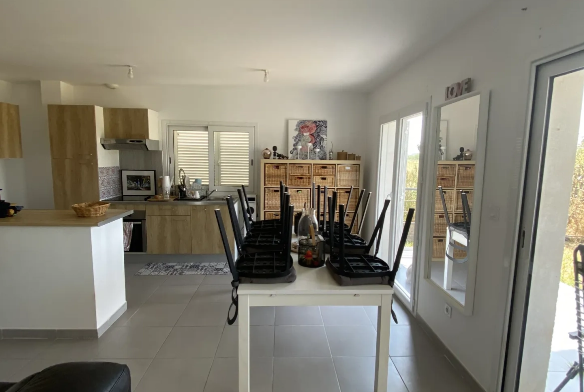 Vente d’un appartement T3 duplex avec jardin à Ghisonaccia en Corse 
