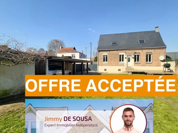 Longère individuelle à vendre à Walincourt-Selvigny près de Cambrai et Caudry