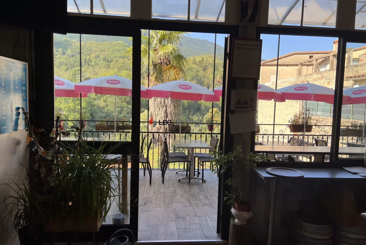 Fonds de commerce à vendre à Saint-Laurent-de-Cerdans, activité restauration et pizzeria 