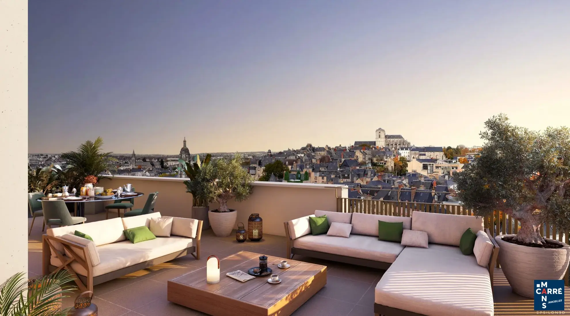 Appartement T1 bis neuf avec balcon au centre-ville du Mans - 175 000 € 