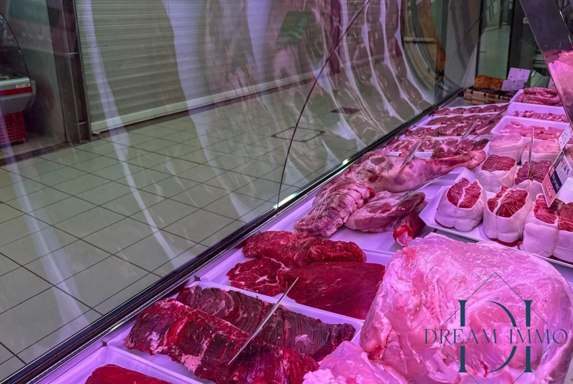 Fonds de commerce boucherie dans la Halle Brauhauban à Tarbes 