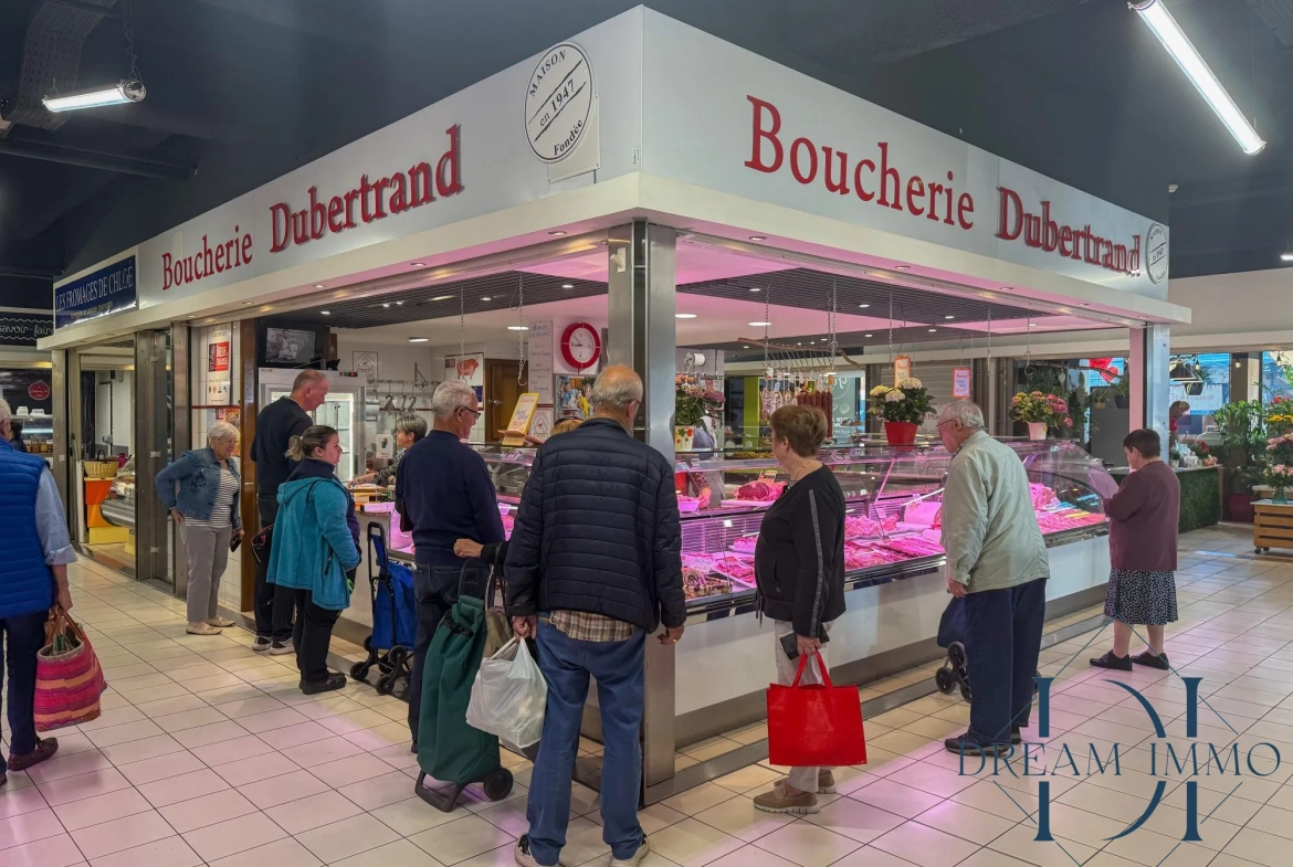 Fonds de commerce boucherie dans la Halle Brauhauban à Tarbes 