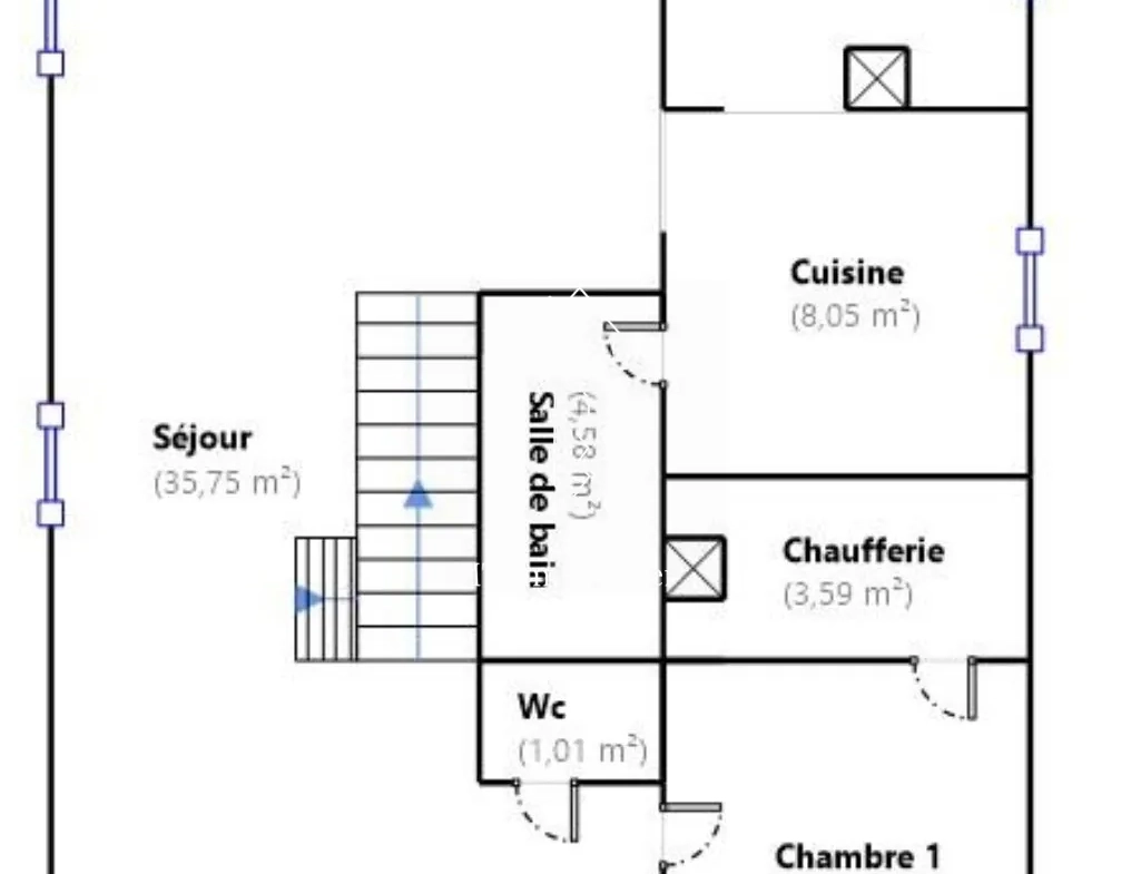 Maison de 117 m² à Longvilliers proche Montreuil sur Mer avec garage et terrain 