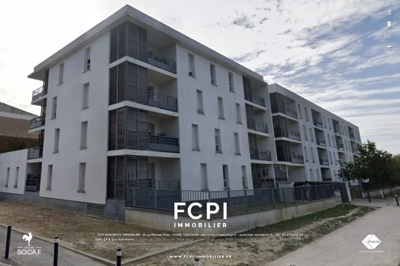 Appartement T3 à Toulouse dans résidence sécurisée avec parking – Investissement locatif rentable 