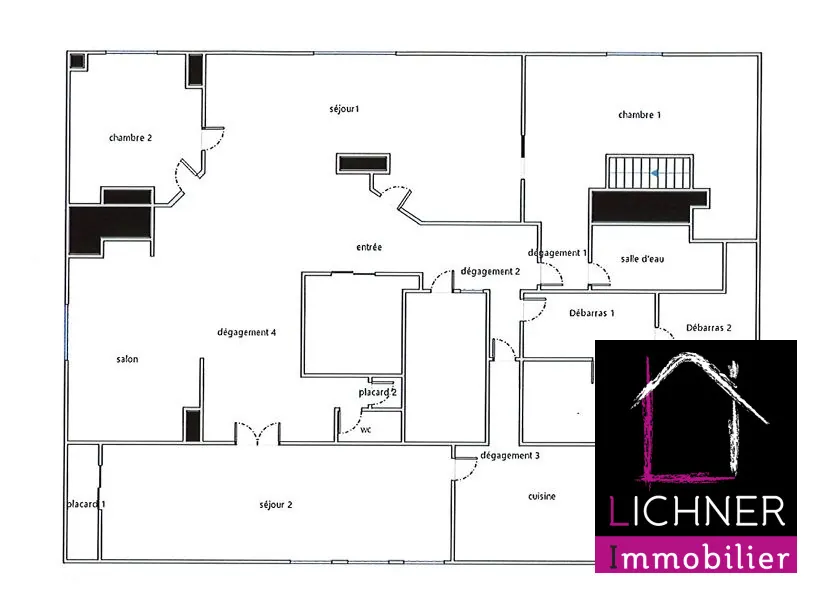 A vendre appartement F5 de 116 m² à Freyming-Merlebach 