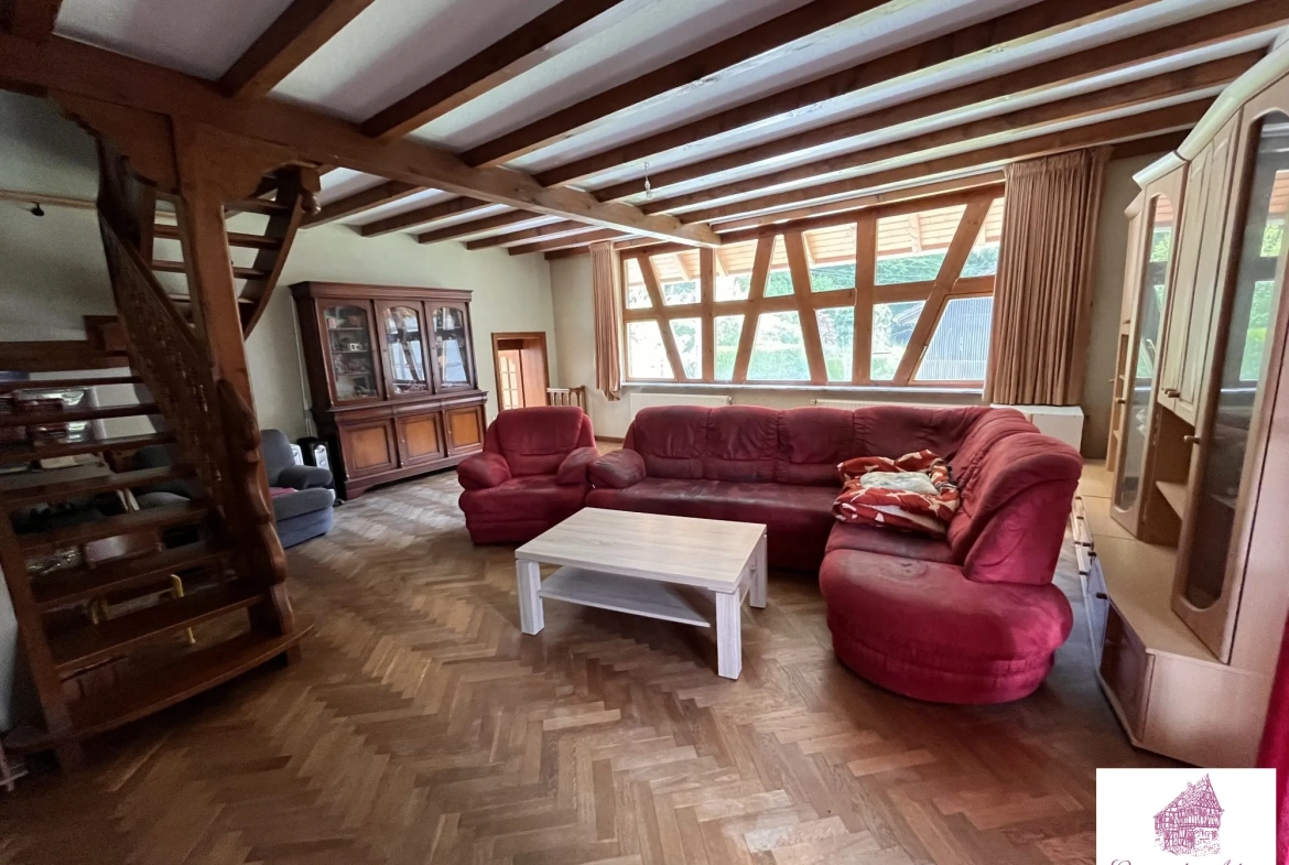 Charmante maison alsacienne avec jardin et potentiel à Rieispach 