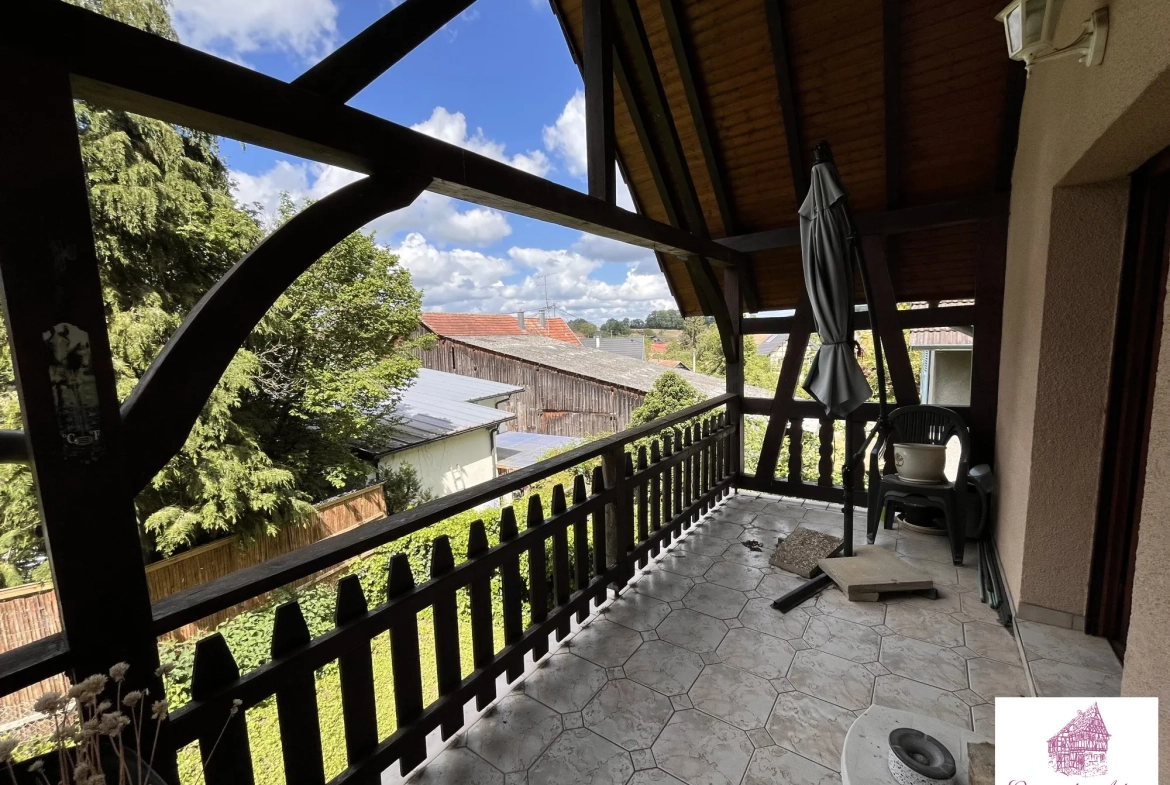 Charmante maison alsacienne avec jardin et potentiel à Rieispach 
