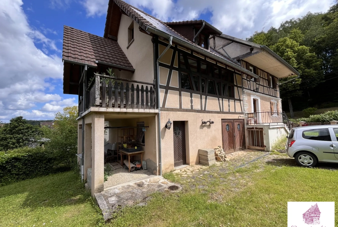 Charmante maison alsacienne avec jardin et potentiel à Rieispach 