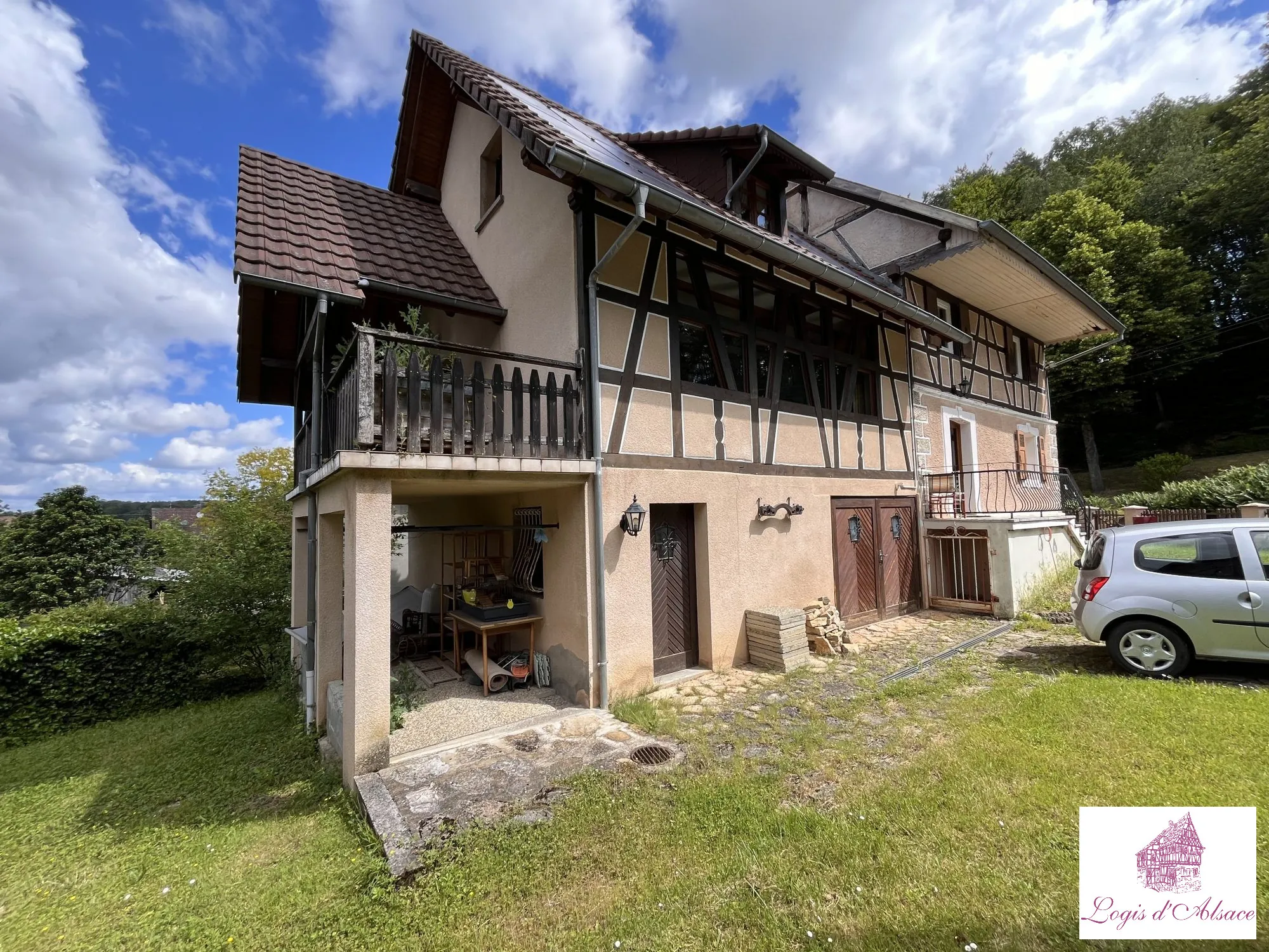Charmante maison alsacienne avec jardin et potentiel à Rieispach 