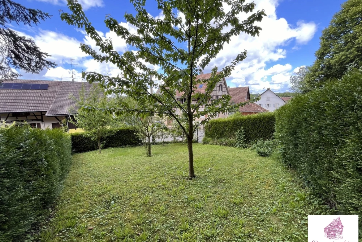 Charmante maison alsacienne avec jardin et potentiel à Rieispach 