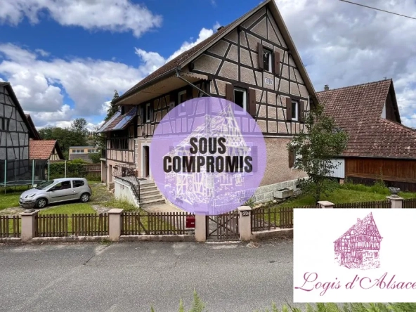 Charmante maison alsacienne avec jardin et potentiel à Rieispach