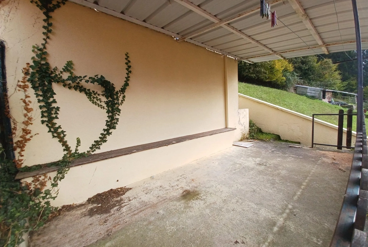 Maison à rénover de 65 m² avec jardin à Walscheid, proche Sarrebourg 