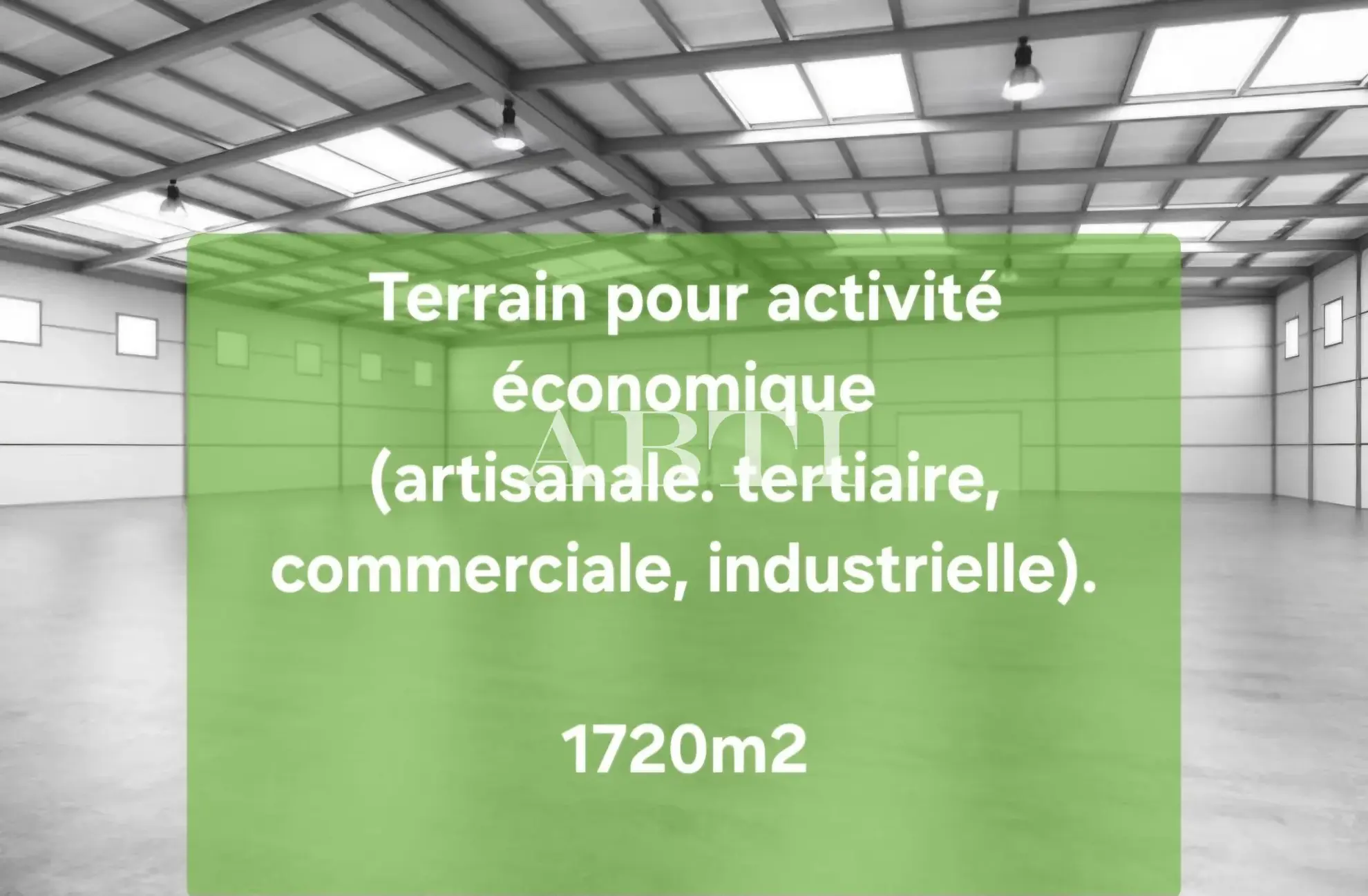Terrain constructible de 1720 m² à Edern, emplacement stratégique idéal pour votre activité économique 