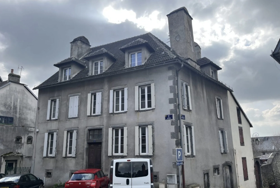 Immeuble résidentiel de 6 lots à Mauriac, 231 m², rénové, avec travaux de toiture en cours 