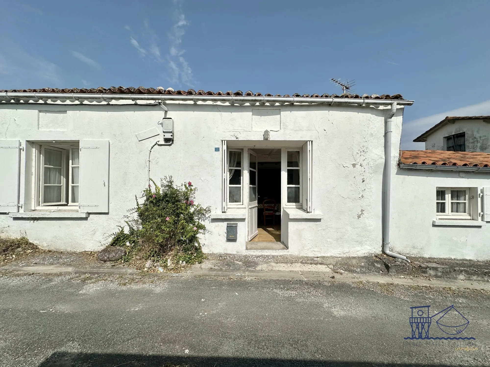 Maison charentaise avec vue sur l'estuaire de la Gironde à Floirac 