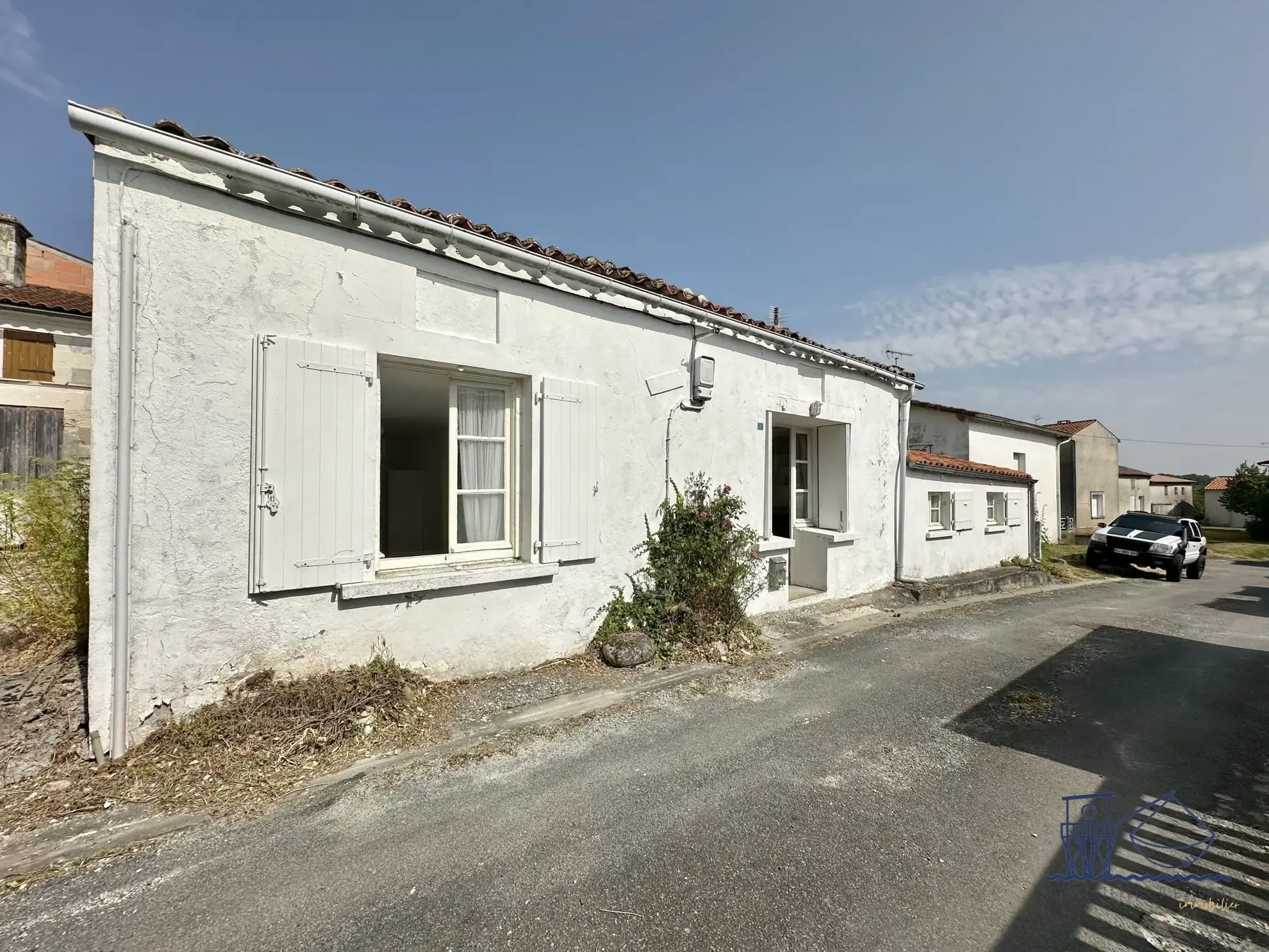 Maison charentaise avec vue sur l'estuaire de la Gironde à Floirac 