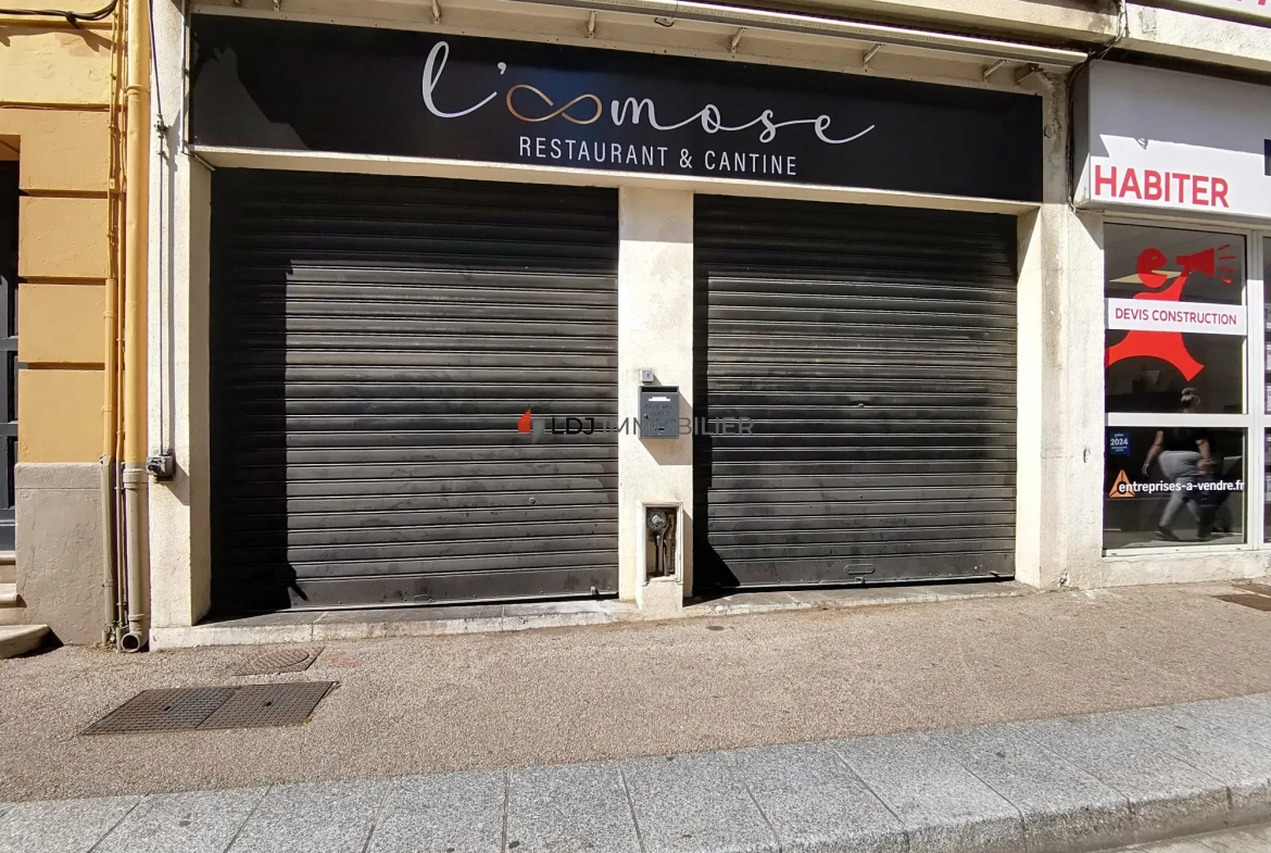 Mur commercial à vendre à Perpignan, emplacement Clémenceau, secteur idéal pour restauration 