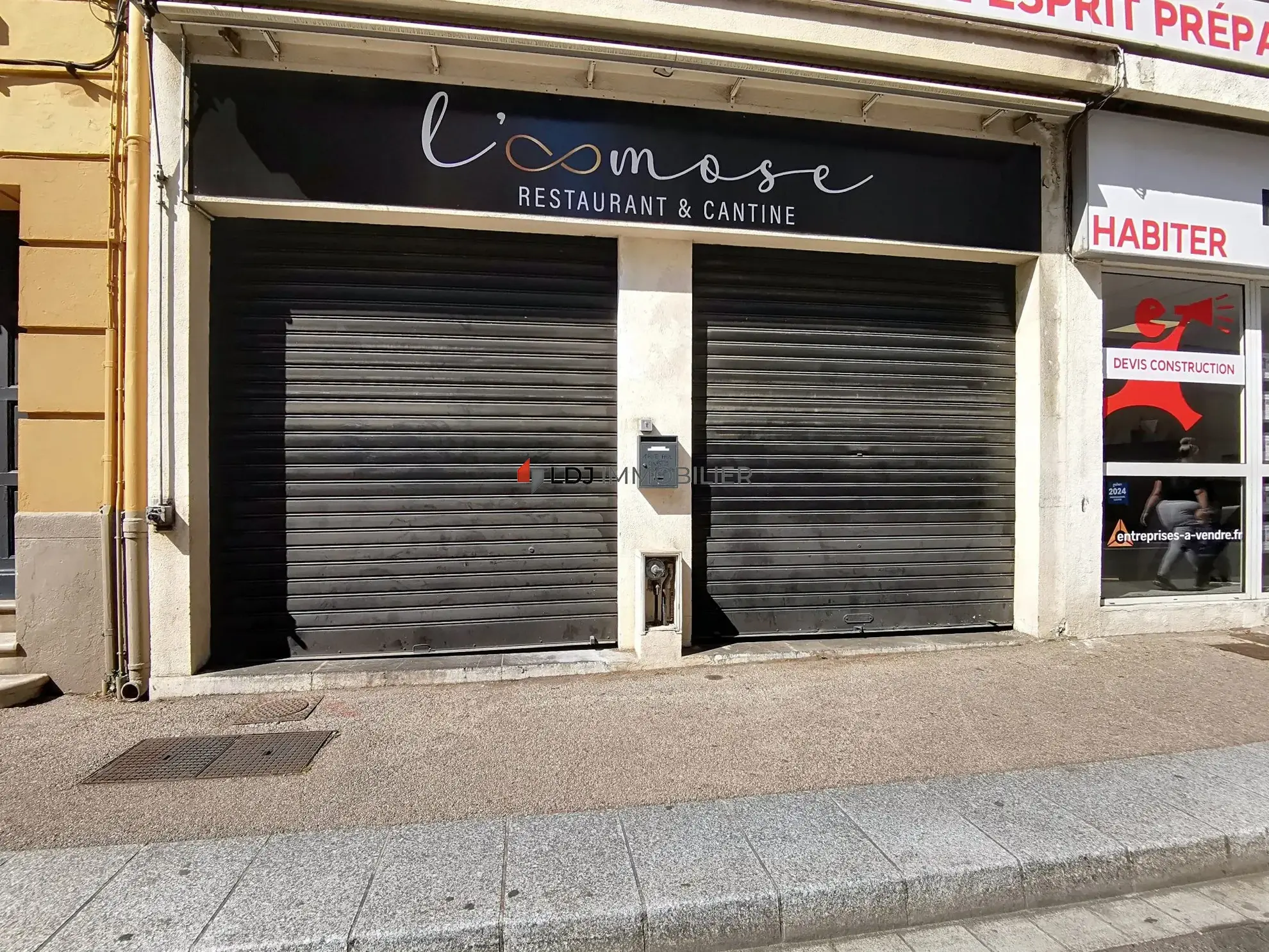 Mur commercial à vendre à Perpignan, emplacement Clémenceau, secteur idéal pour restauration 