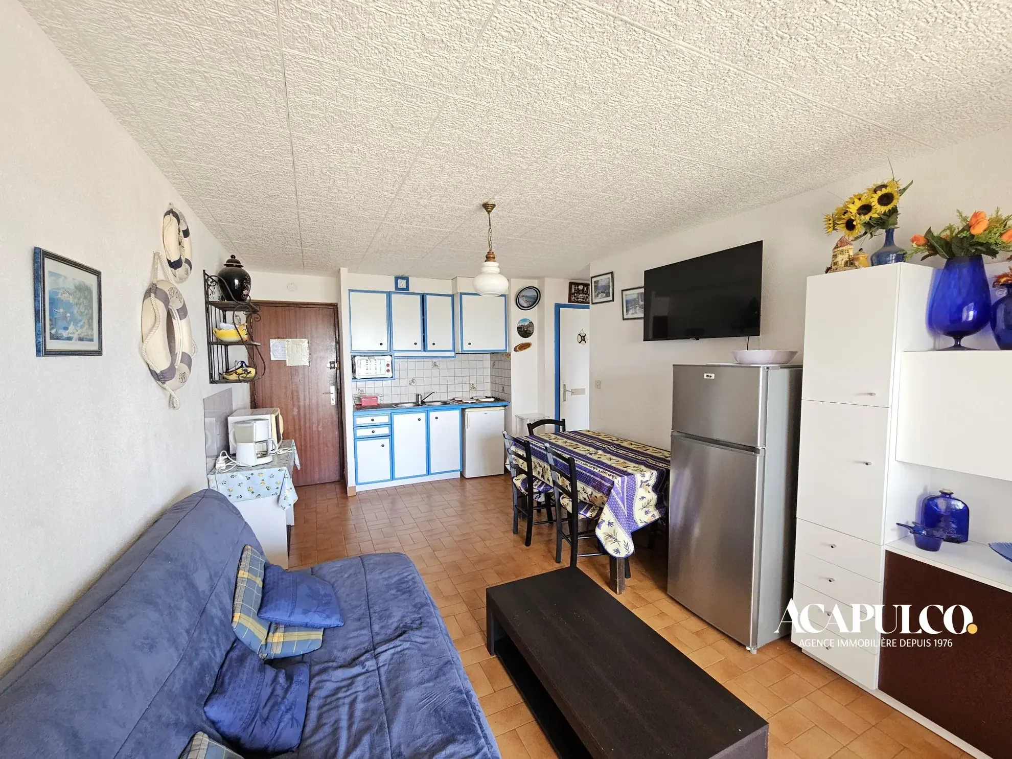 Appartement T2 avec Vue Mer, Loggia et Stationnement à Cap d'Agde 