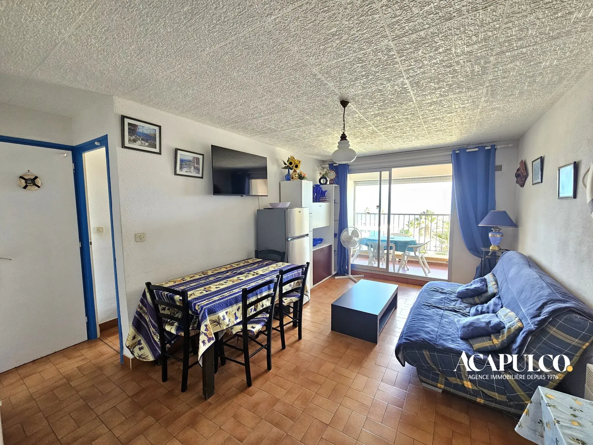 Appartement T2 avec Vue Mer, Loggia et Stationnement à Cap d'Agde 