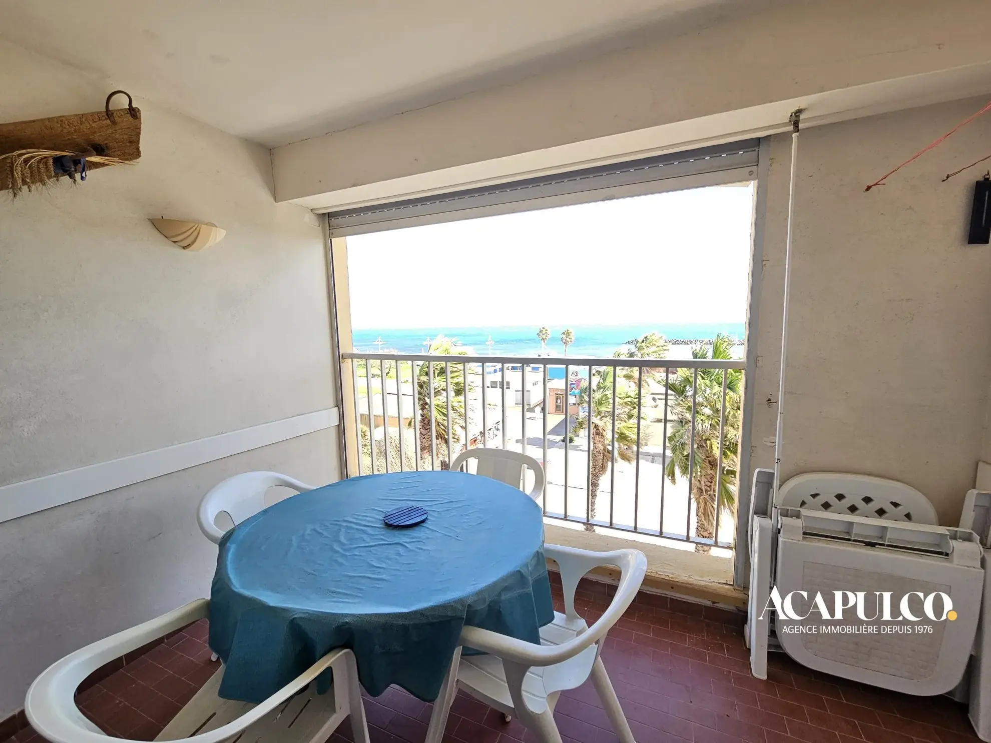 Appartement T2 avec Vue Mer, Loggia et Stationnement à Cap d'Agde 