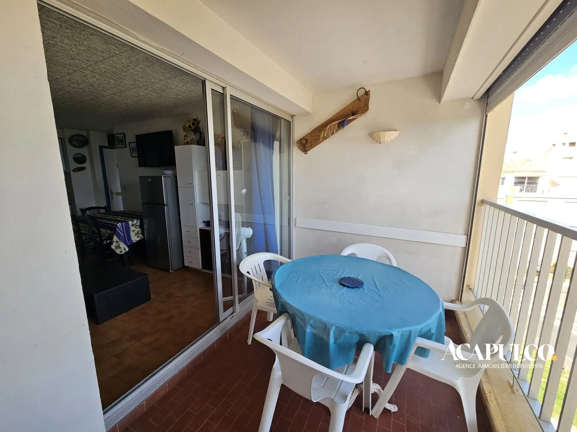 Appartement T2 avec Vue Mer, Loggia et Stationnement à Cap d'Agde 