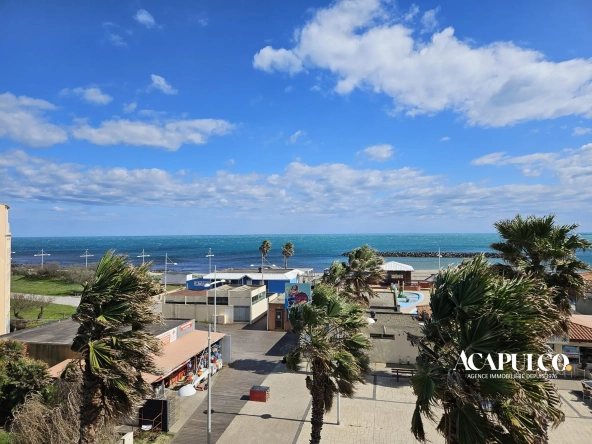 Appartement T2 avec Vue Mer, Loggia et Stationnement à Cap d'Agde
