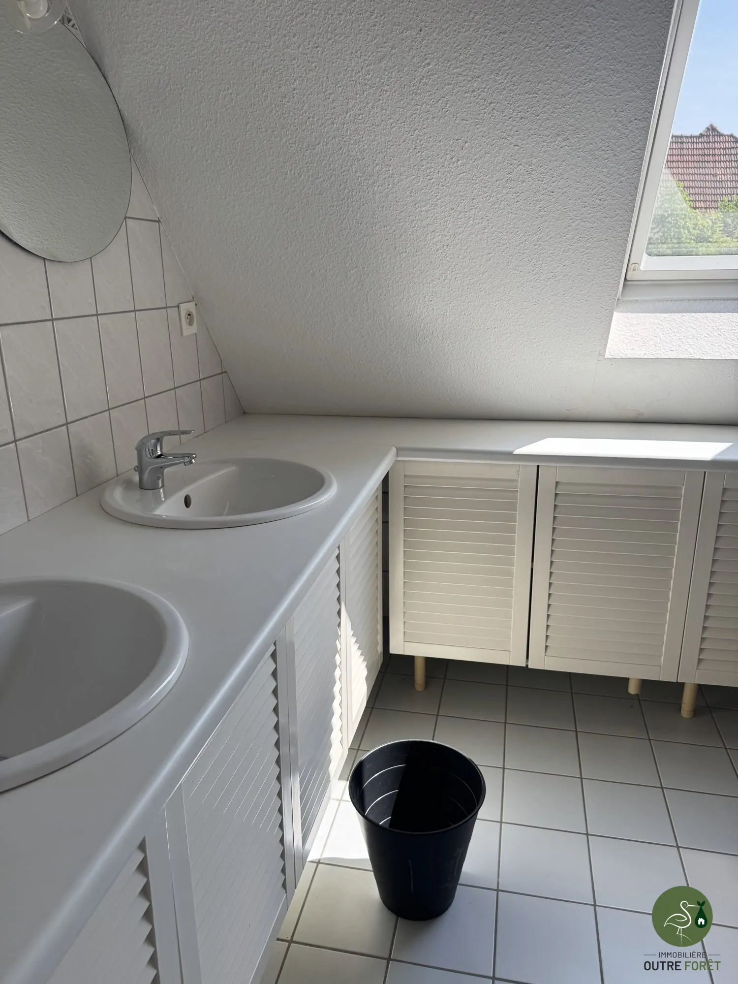 Maison mitoyenne alsacienne à Hermerswiller de 88 m² avec garage et cheminée 
