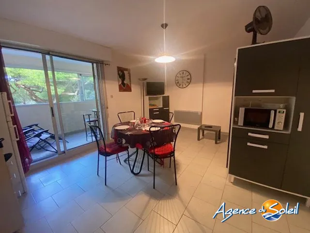 Appartement T2 meublé avec terrasse à Narbonne-Plage en vente 