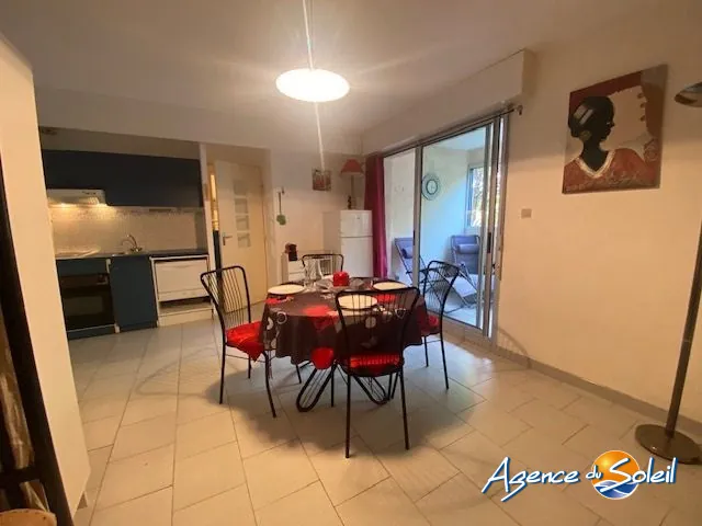 Appartement T2 meublé avec terrasse à Narbonne-Plage en vente 