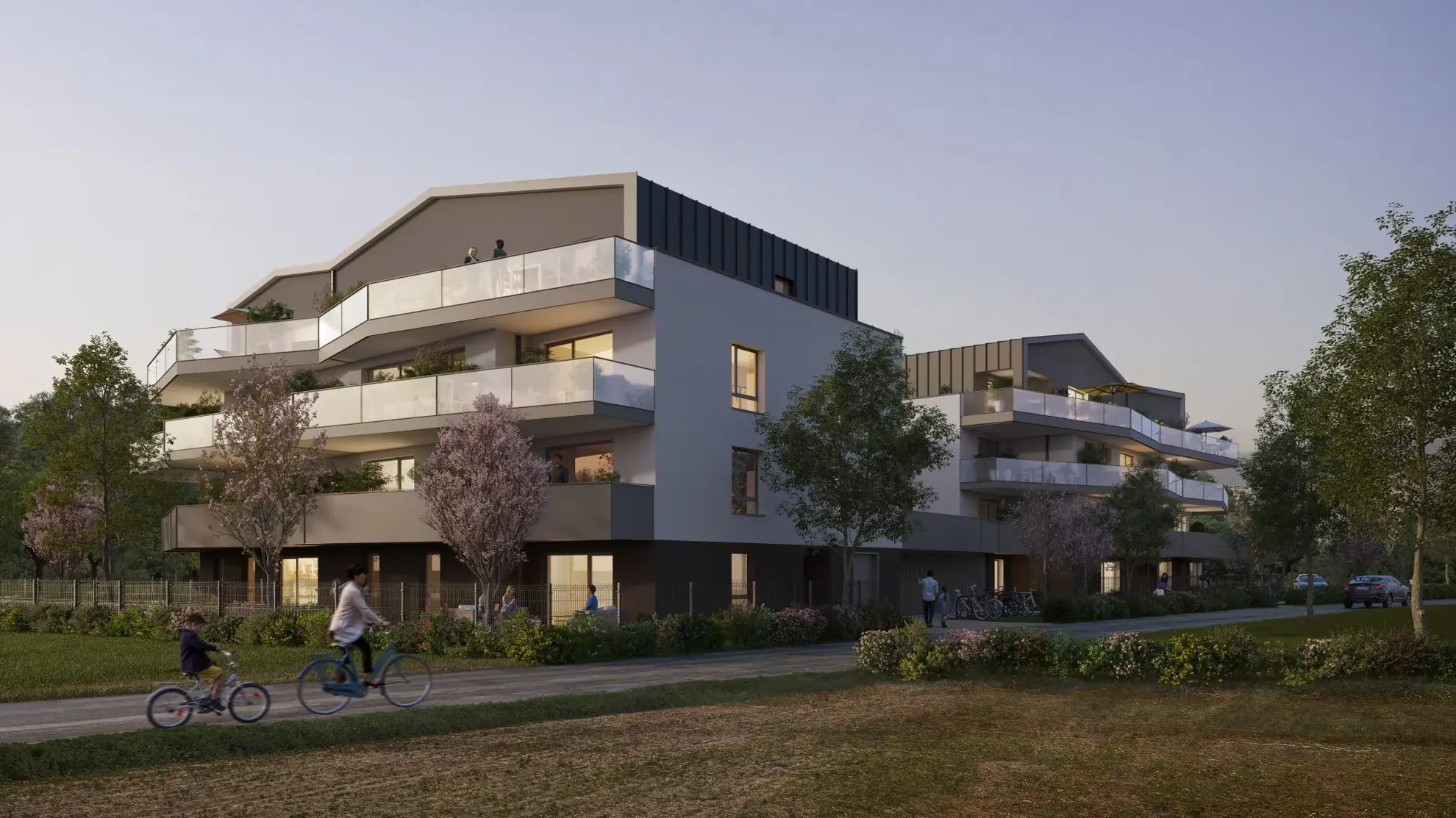 Appartement 2 pièces neuf à Sélestat dans résidence moderne avec terrasse et parking 