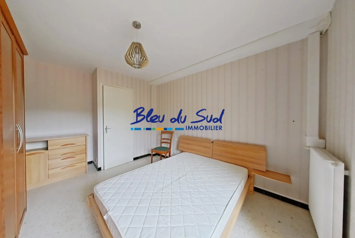 Appartement T2 traversant avec balcon, cave et garage à Vernet-les-Bains 