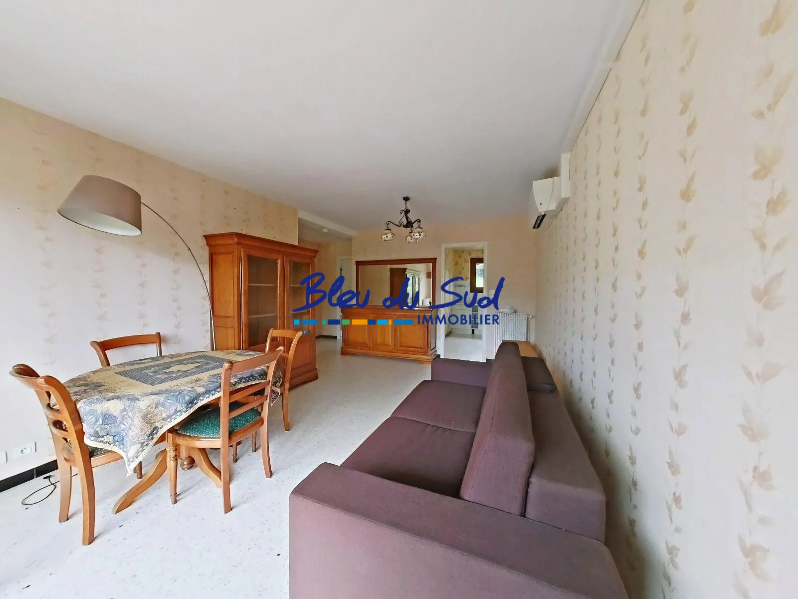Appartement T2 traversant avec balcon, cave et garage à Vernet-les-Bains 