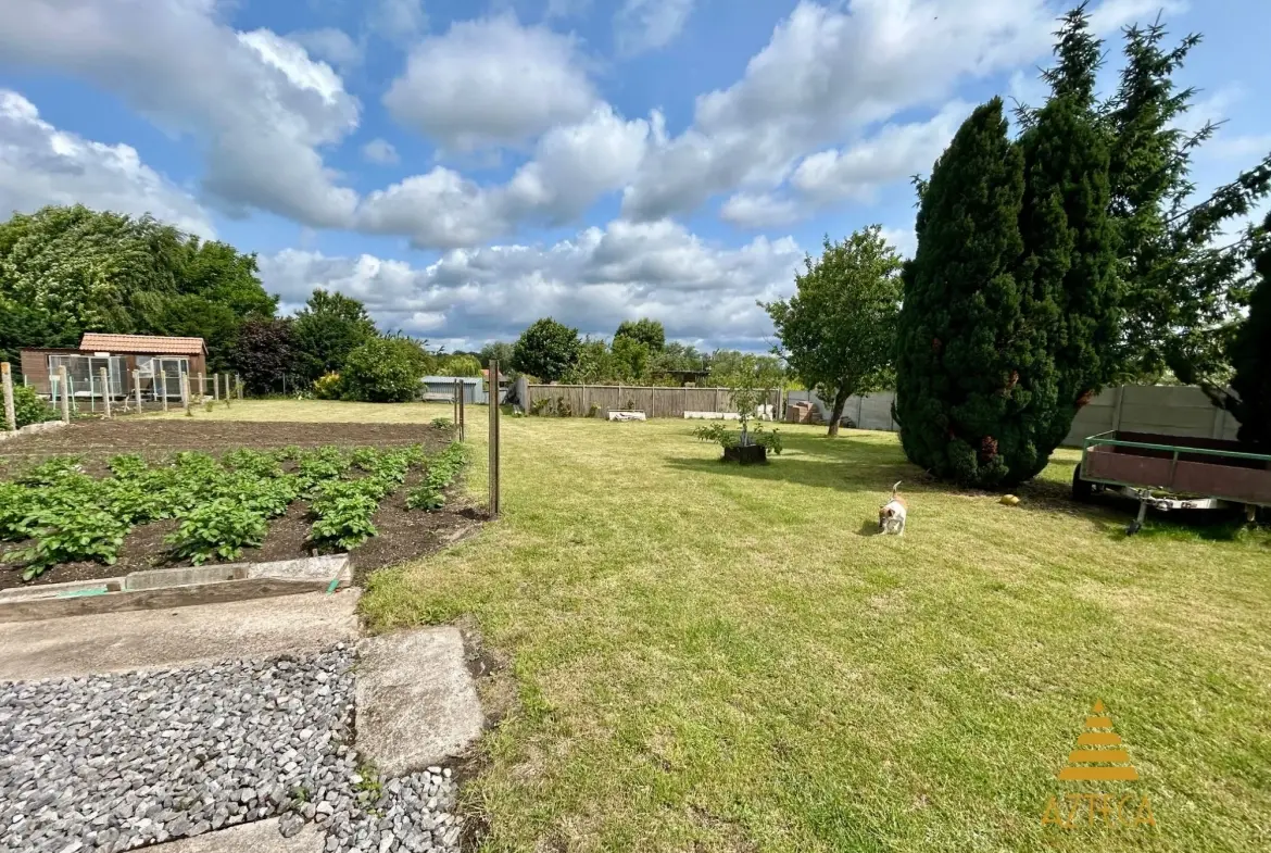 Maison à vendre à Estrun avec grand terrain et garage - Provençale et lumineuse 