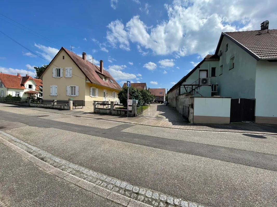 Terrain de 12,46 ares constructible à Offendorf, calme et verdoyant 