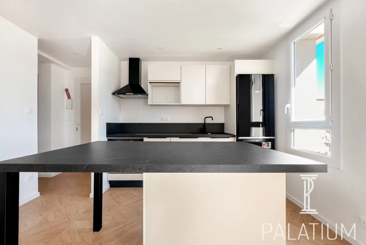 Appartement T3 rénové de 49 m² à Gap avec terrasse et cave 