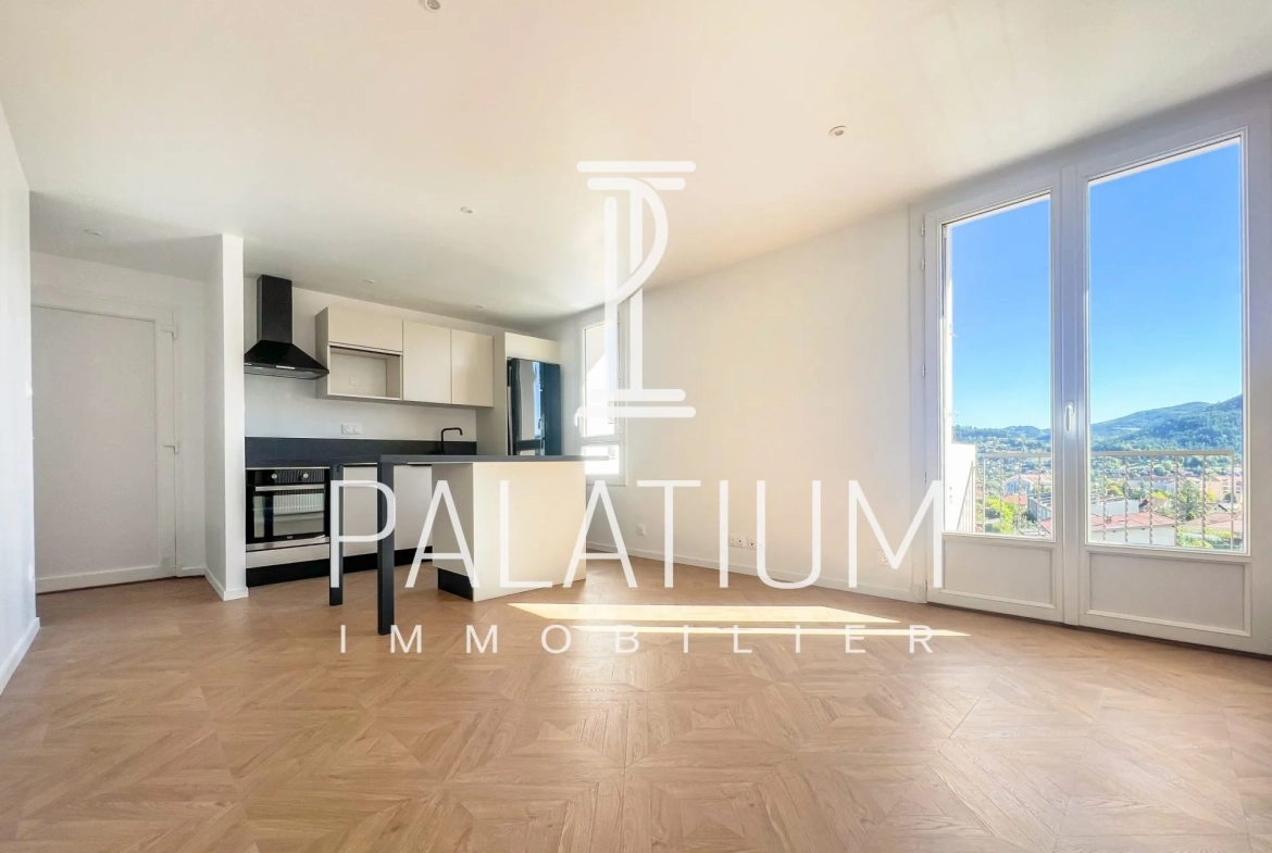 Appartement T3 rénové de 49 m² à Gap avec terrasse et cave 