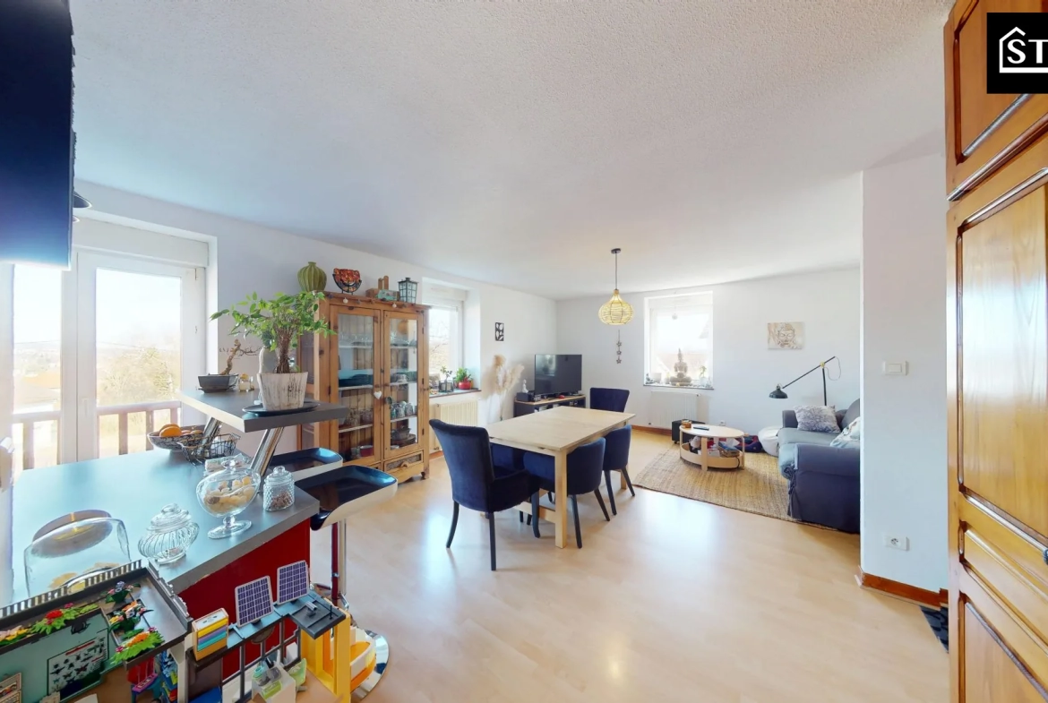 Appartement lumineux de 70 m² à Héricourt dans un secteur paisible 