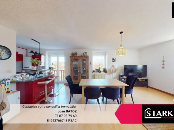 Appartement lumineux de 70 m² à Héricourt dans un secteur paisible