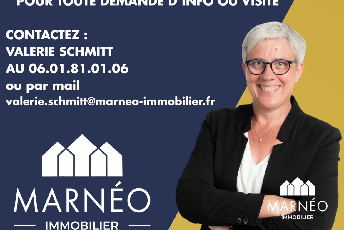 Maison en pierre à rénover avec jardin et garage à Châlons-en-Champagne 