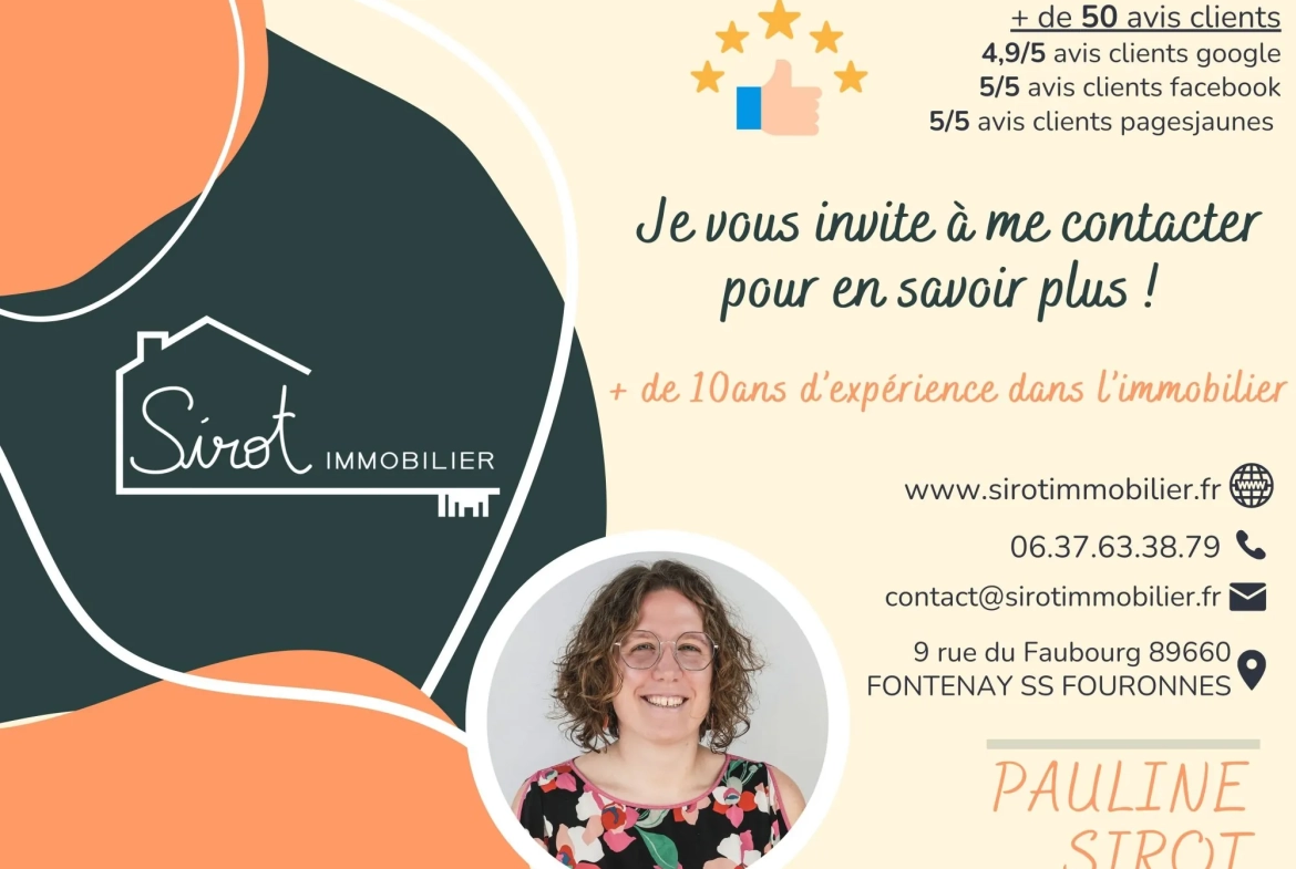 Grande maison à rénover avec jardin près de Vermenton - Potentiel exceptionnel 