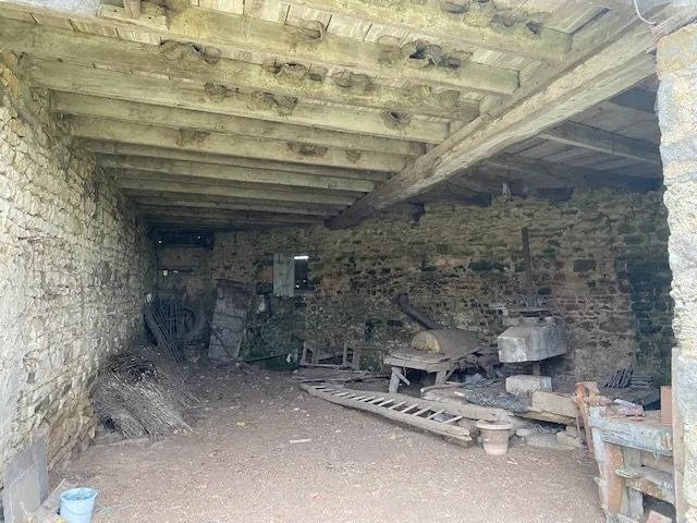 Ancien corps de ferme à rénover avec dépendances et terrain à Oisseau-le-Petit 