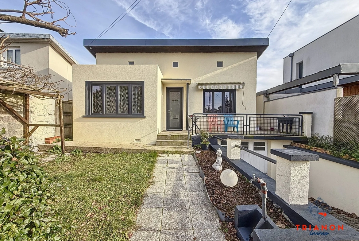 Maison de Plain-Pied à Sotteville-lès-Rouen avec Jardin et Chauffage Moderne 