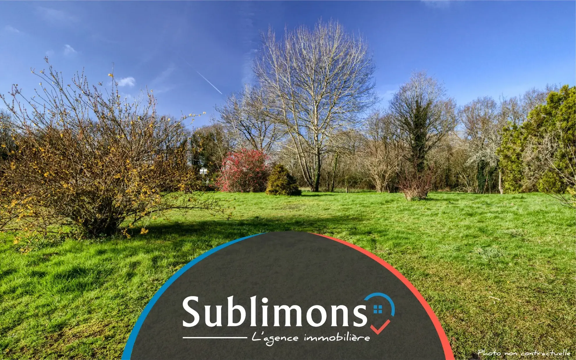 Terrain constructible de 401 m² à vendre à Theix-Noyalo, exposé sud 
