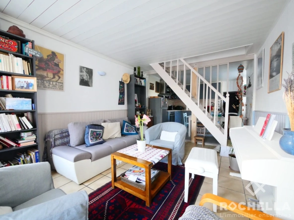 Charmante maison de ville à Lauzières, proche de l'océan – 53 m² avec 2 chambres